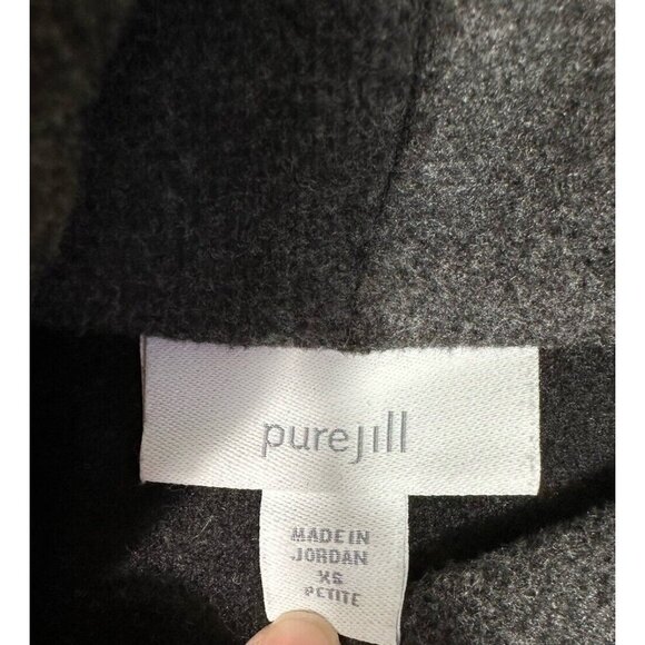 J Jill Pure Jill Coat Womens Extra Small Gray‎ Coatigan Cardigan Soft - Picture 4 of 10